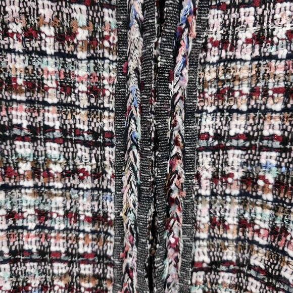 TALBOTS Adele Tweed Jacket Multi Colorful Metallic PLUS Size 24W - Picture 4 of 10